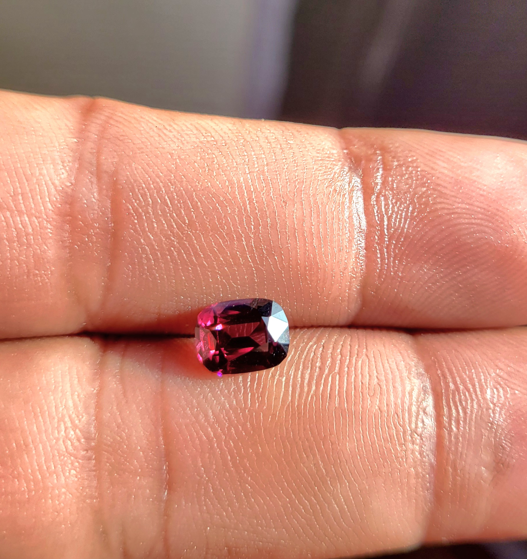 Natural Red-Purple Spinel-CT -1.42