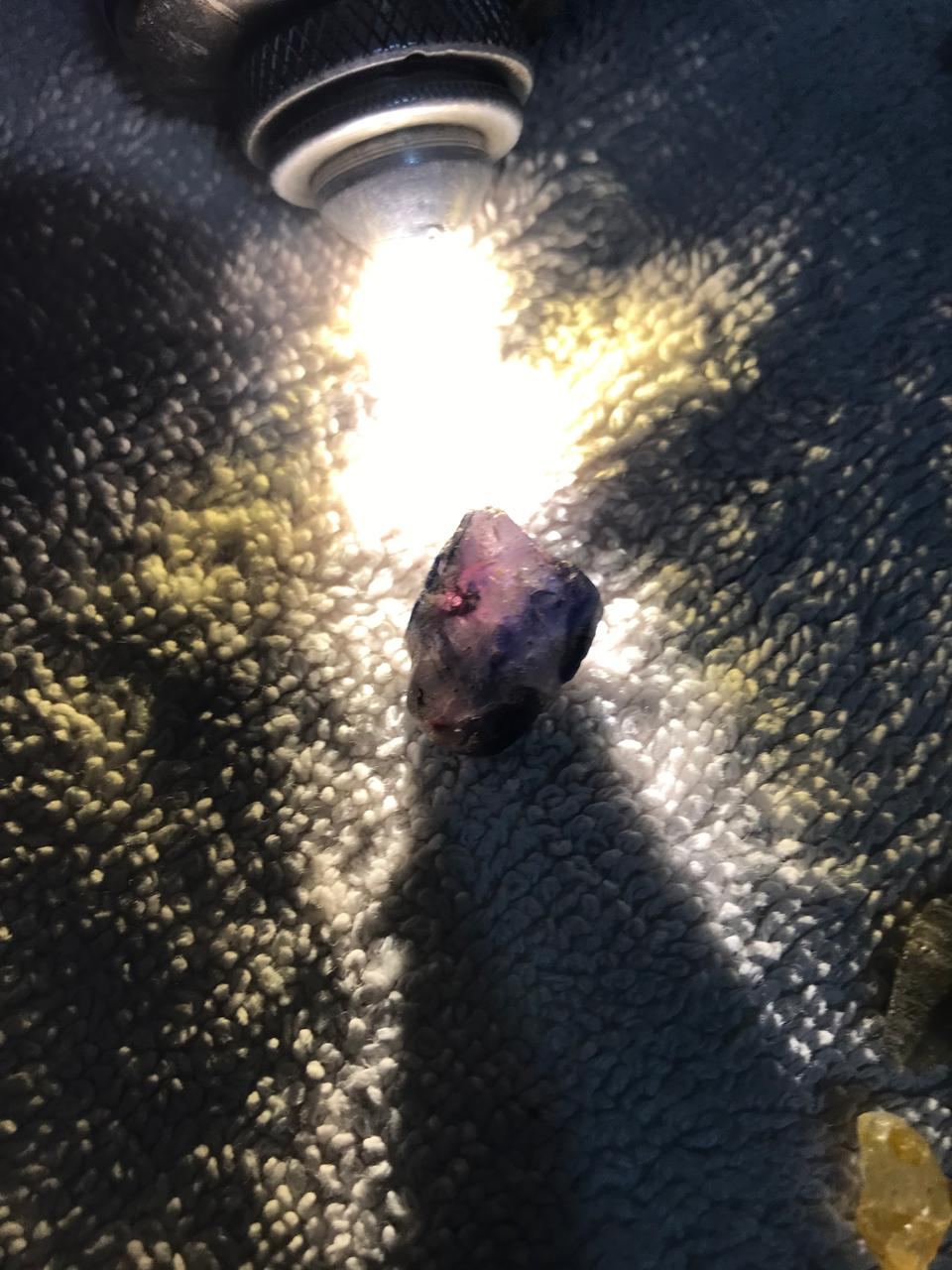 Pink-Purple Sapphire Rough, Unheated