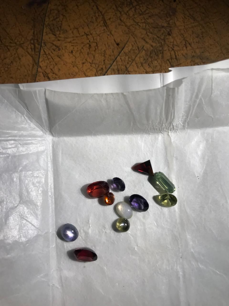 Other — Mixed Faceted Stone Lot — Ten Cut Gems